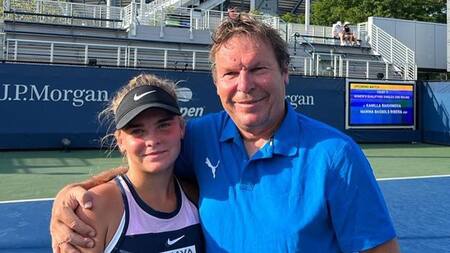 Sara Bejlek, tenista envuelta en un escándalo durante partido del US Open. Foto: IG Sarah Bejlek