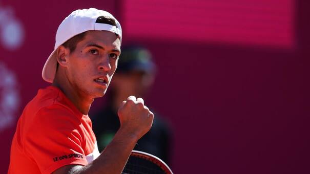 Triunfazo de Sebastián Báez en Estoril: le ganó a Cilic y se metió en cuartos de final