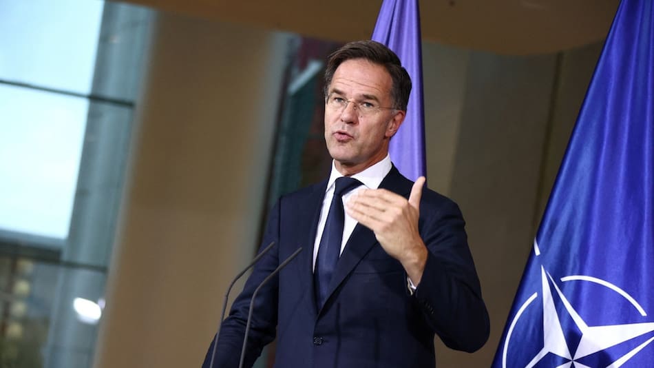 Mark Rutte, secretario general de la OTAN. Foto: Reuters.