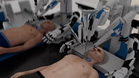 Presentan el primer trasplante de cabeza. Fuente: Captura de video.