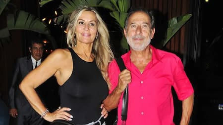 Guillermo Francella y Marynés Breña. Foto: NA.