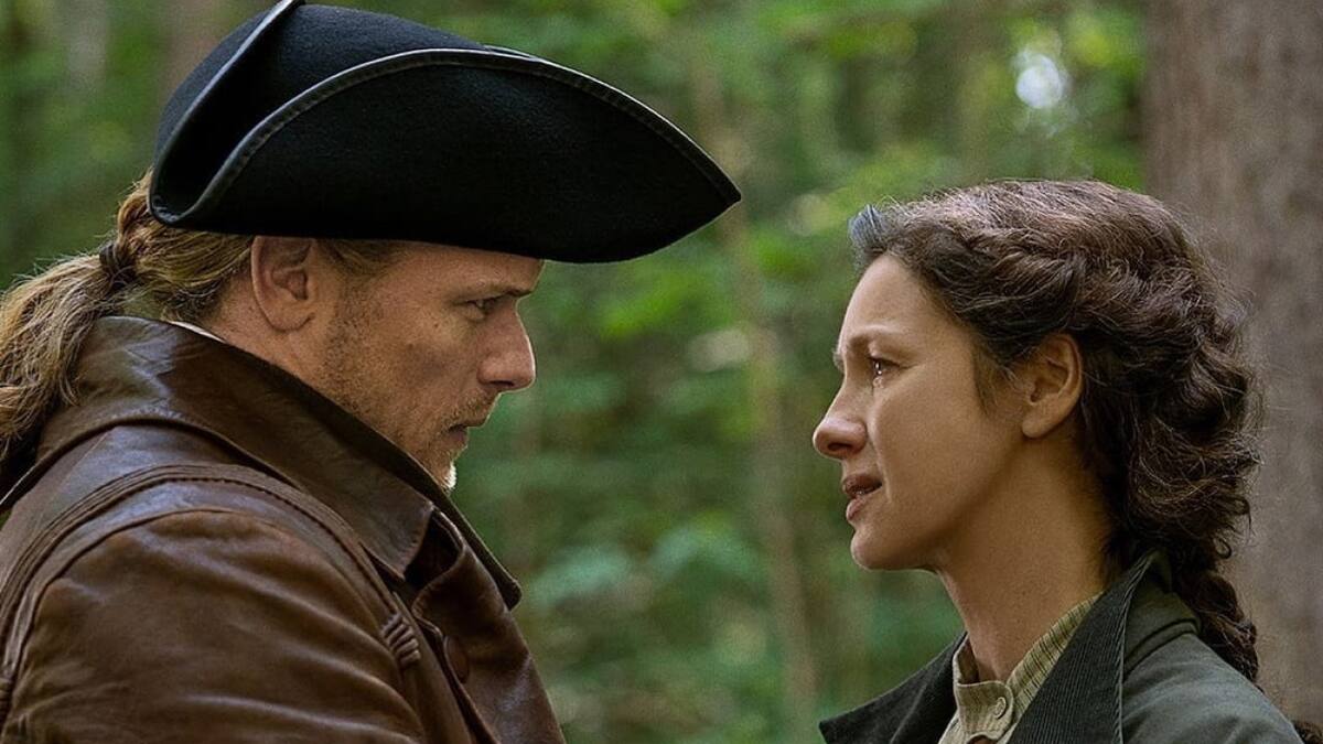 Caitriona Balfe y Sam Heughan. Foto: Instagram / caitrionabalfe.