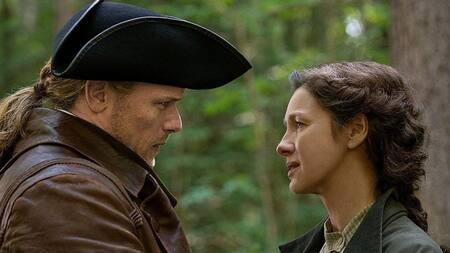 Caitriona Balfe y Sam Heughan. Foto: Instagram / caitrionabalfe.