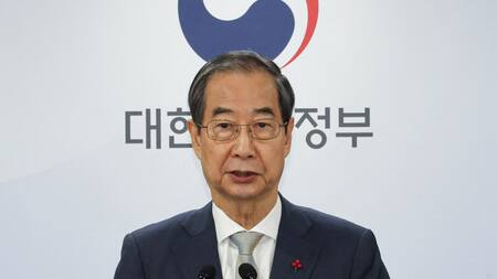 El Parlamento surcoreano destituyó a Han Duck-soo. Foto: Reuters