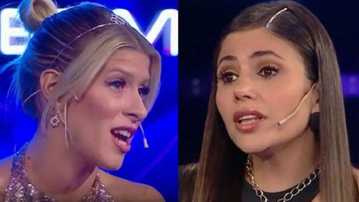 Camila y Romina en el debate de GH. Foto: NA.