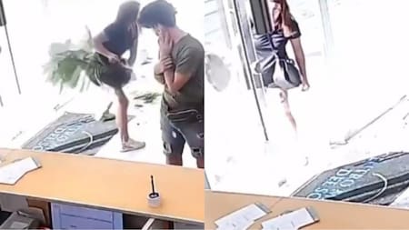 Una paciente destrozó la recepción de una clínica de Tigre por un problema con el pago de un estudio. Foto: Captura de pantalla X / Arriba Argentinos.