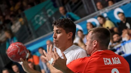 Los Gladiadores ante Noruega en los Juegos Olímpicos de París 2024. Foto: EFE.