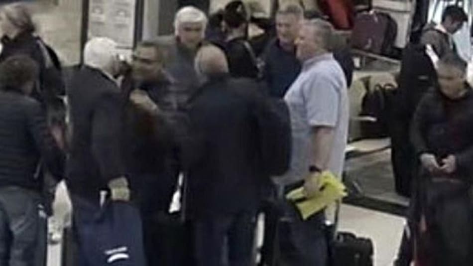 Viaje de jueces y funcionarios,  Joe Lewis, foto Télam