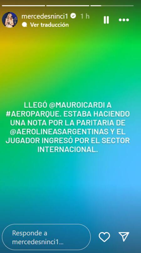 Mauro Icardi habría llegado a la Argentina, mientras Wanda Nara está de vacaciones en Brasil con L-Gante.