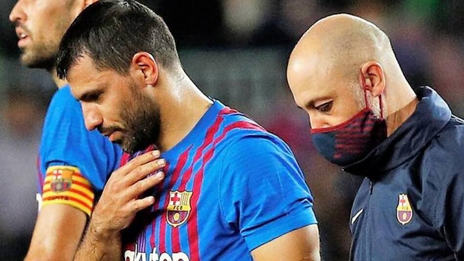 Sergio Kun Aguero, Barcelona, salida de cancha, lesión, NA