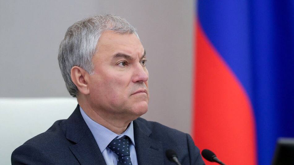 El presidente de Duma, Viacheslav Volodin. Foto: Reuters
