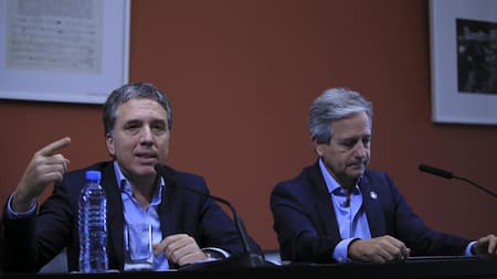 Nicolás Dujovne e Andrés Ibarra en Hacienda, NA