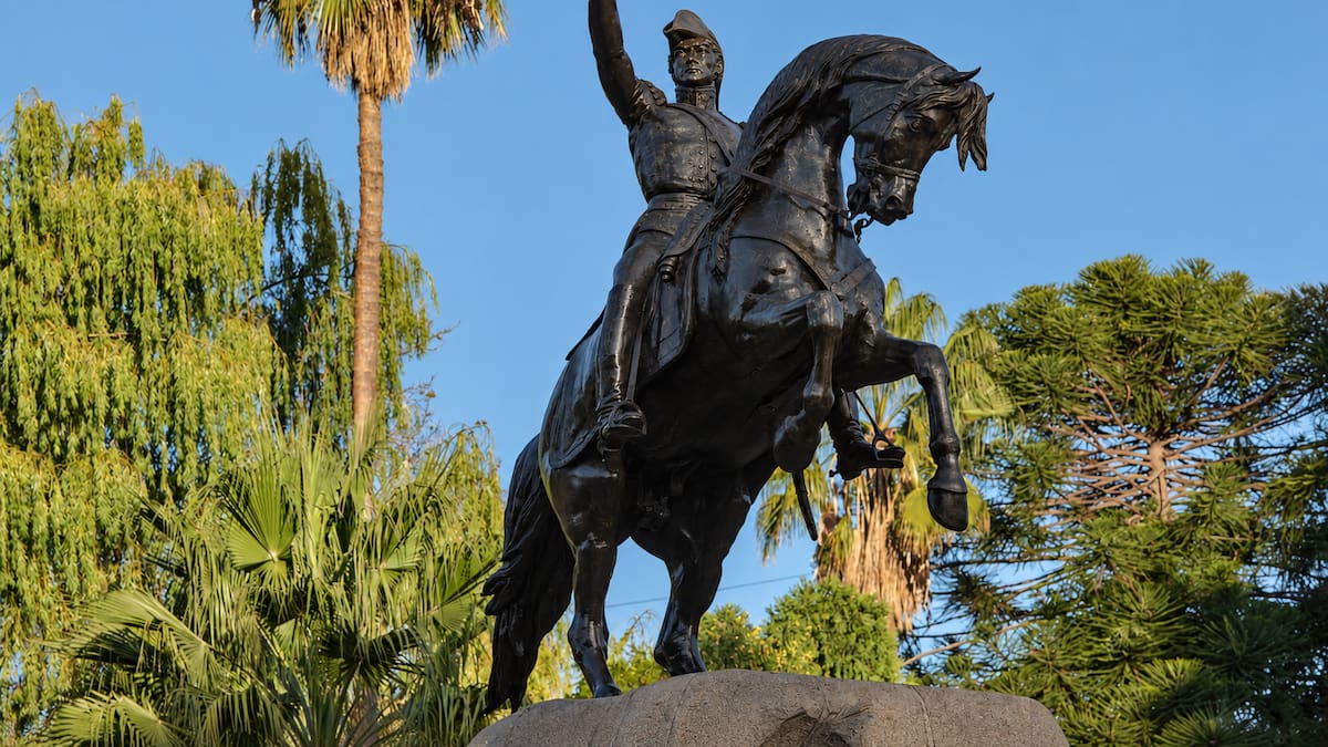 Monumento a San Martín en Mendoza