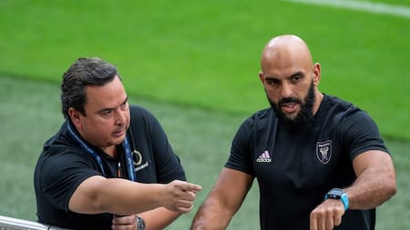 Yassine Cheuko, guardaespaldas de Messi.