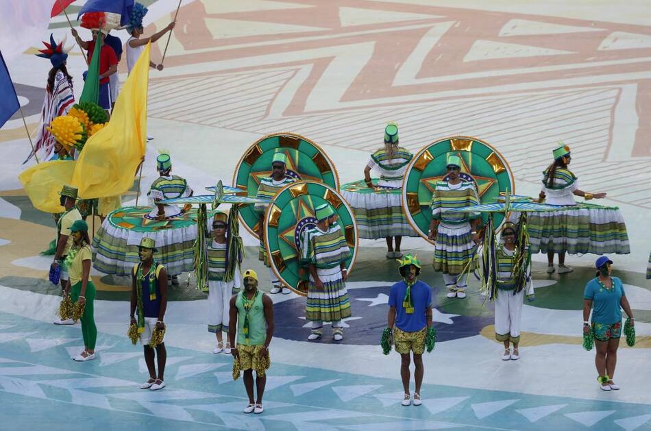Fiesta de cierre, Brasil vs Perú - Copa América Reuters