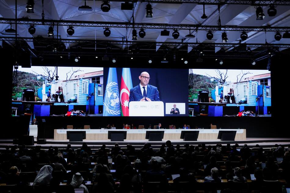 Cumbre climática COP29. Foto: Reuters.