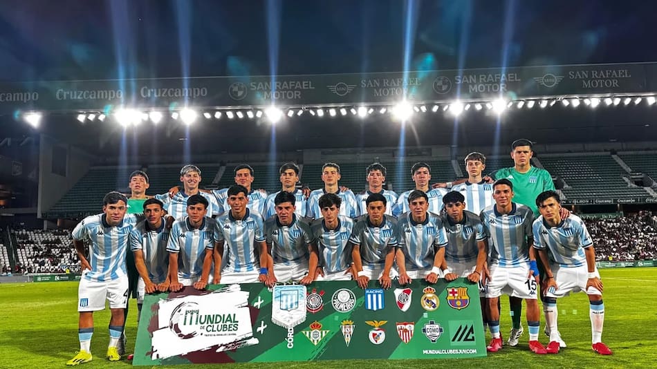 Racing en el Mundial de Clubes Sub 18.
