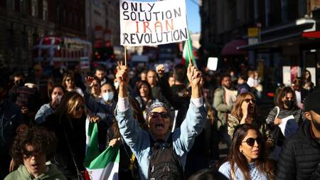 Protestas irán. Foto: Reuters.