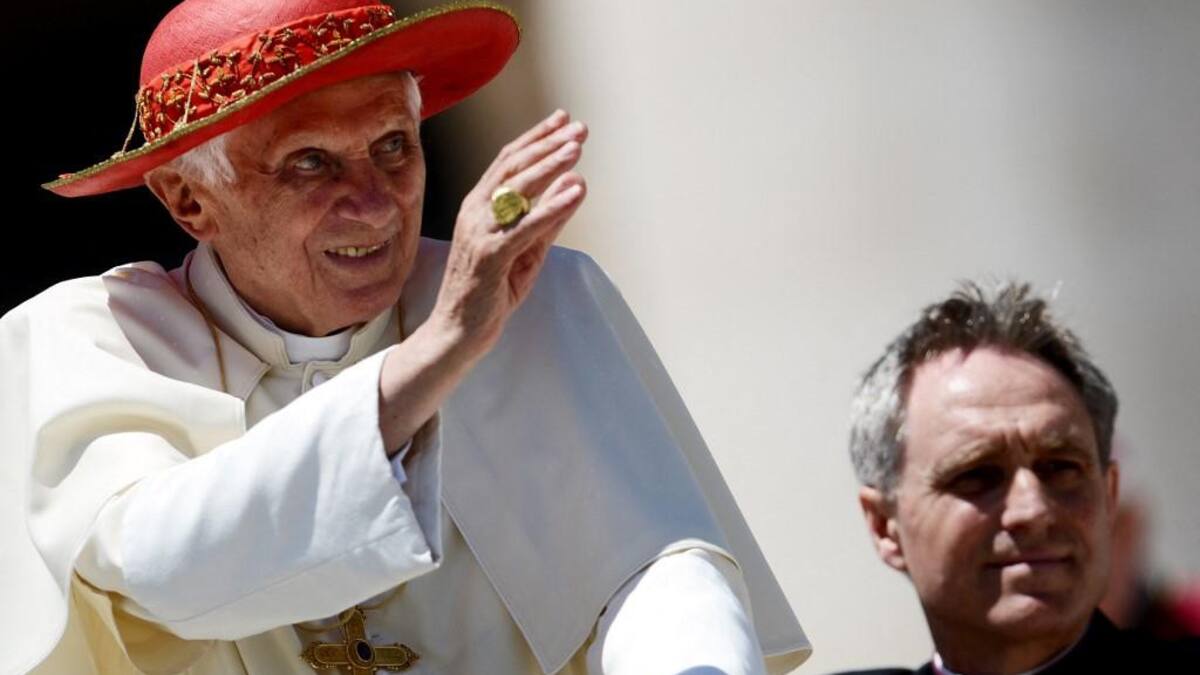 Papa Benedicto XVI. Foto: Telam.