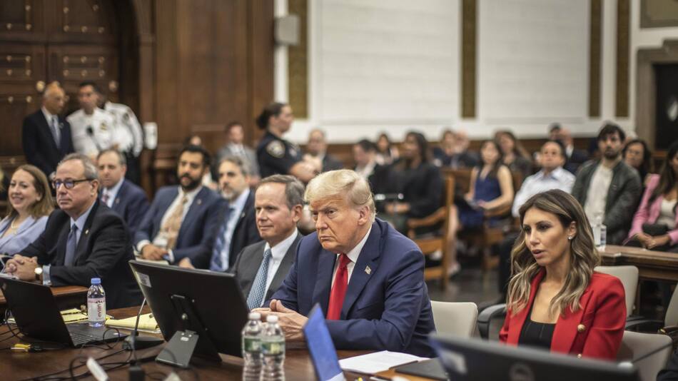 Juicio contra Donald Trump en Nueva York. Foto: EFE