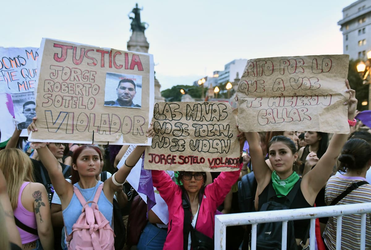 Movilizaciones en Congreso por el Día de la Mujer. Foto: NA