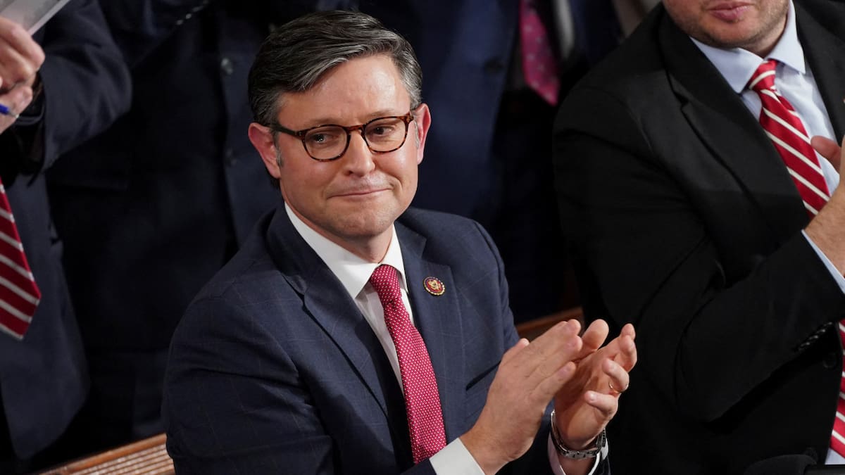 Mike Johnson, nuevo presidente de la Cámara Baja de EE.UU. Foto: REUTERS.