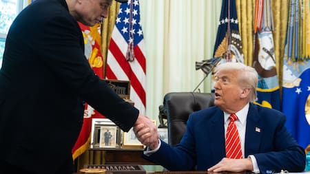 Elon Musk y Donald Trump. Fotos: EFE/ Francis Chung.