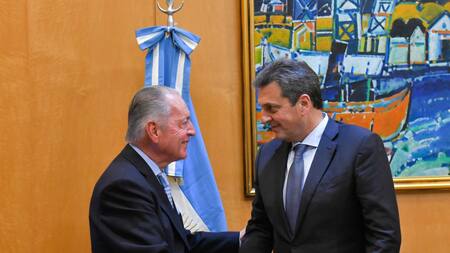 Sergio Massa y Funes de Rioja. Foto: prensa