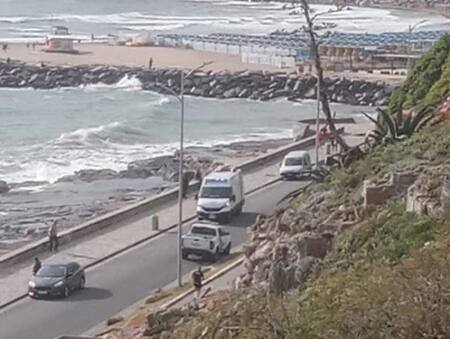 Zona de Mar del Plata en la que se produjo la muerte de un joven de 22 años. Foto: NA.