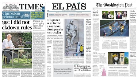 Tapas de diarios, martes 26 de mayo de 2020