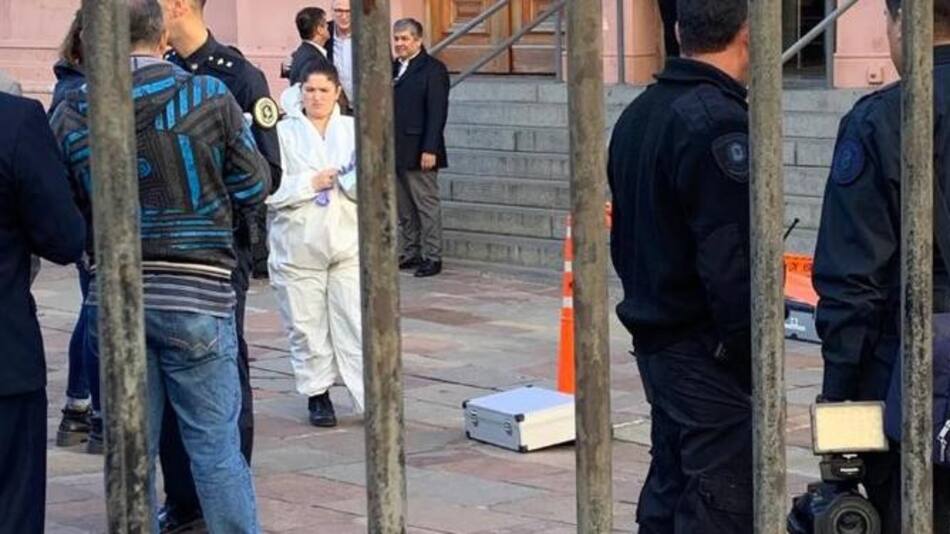 Casa Rosada - detención de hombre armado
