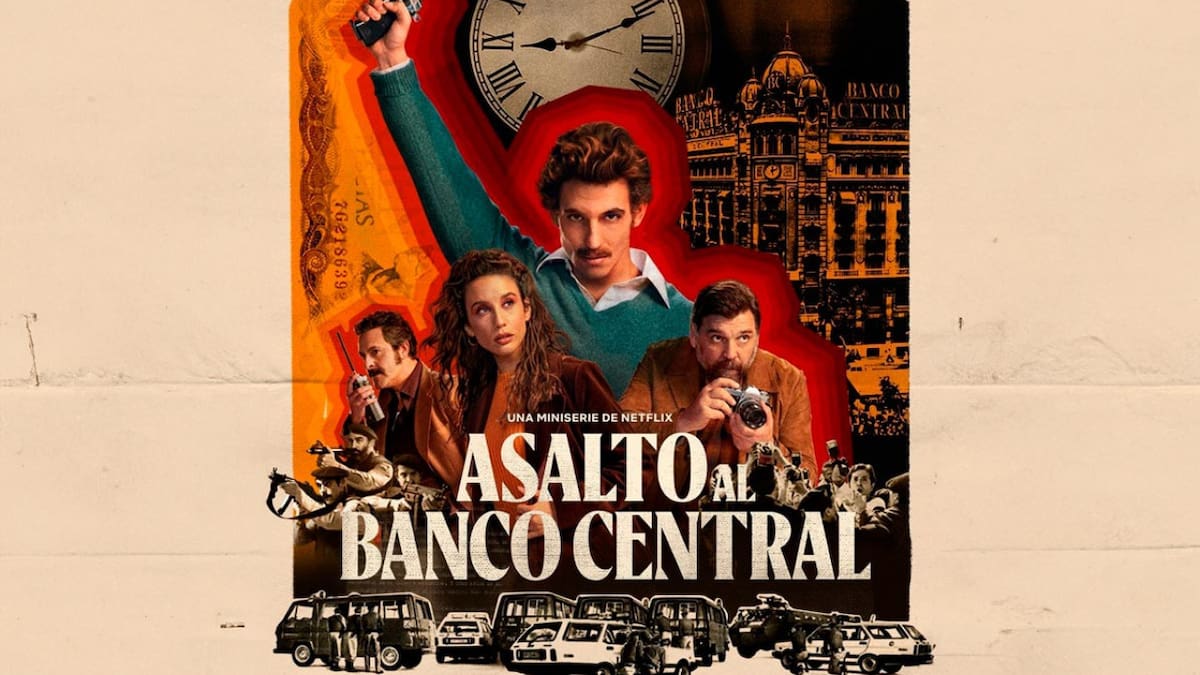 "Asalto al Banco Central", la nueva miniserie española. Foto: Gentileza Netflix.