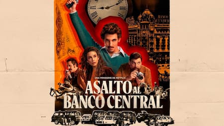 "Asalto al Banco Central", la nueva miniserie española. Foto: Gentileza Netflix.