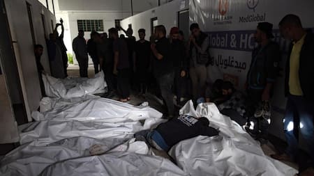 Graves ataques en Rafah, Gaza. Foto:EFE