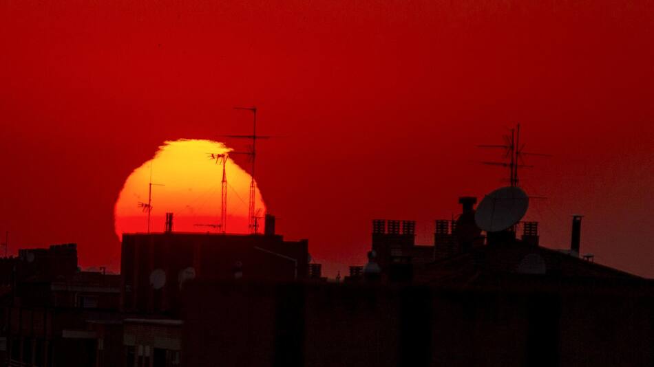 Ola de calor. Foto: EFE.