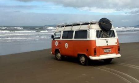 La combi del turista brasileño. Foto: Instagram @odekombi.