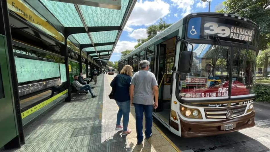 Paro de colectivos. Foto: Gobierno de la Ciudad.