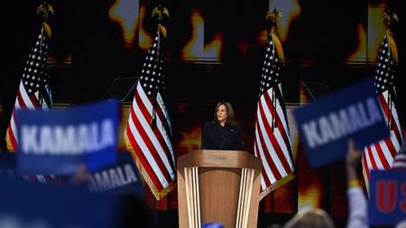 Kamala Harris, candidata a presidenta de Estados Unidos. Foto: Reuters