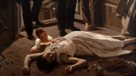 Un episodio de la fiebre amarilla en Buenos Aires, Juan Manuel Blanes, 1871