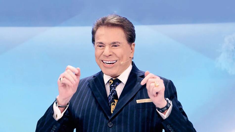 Silvio Santos, presentador de la televisión brasileña.