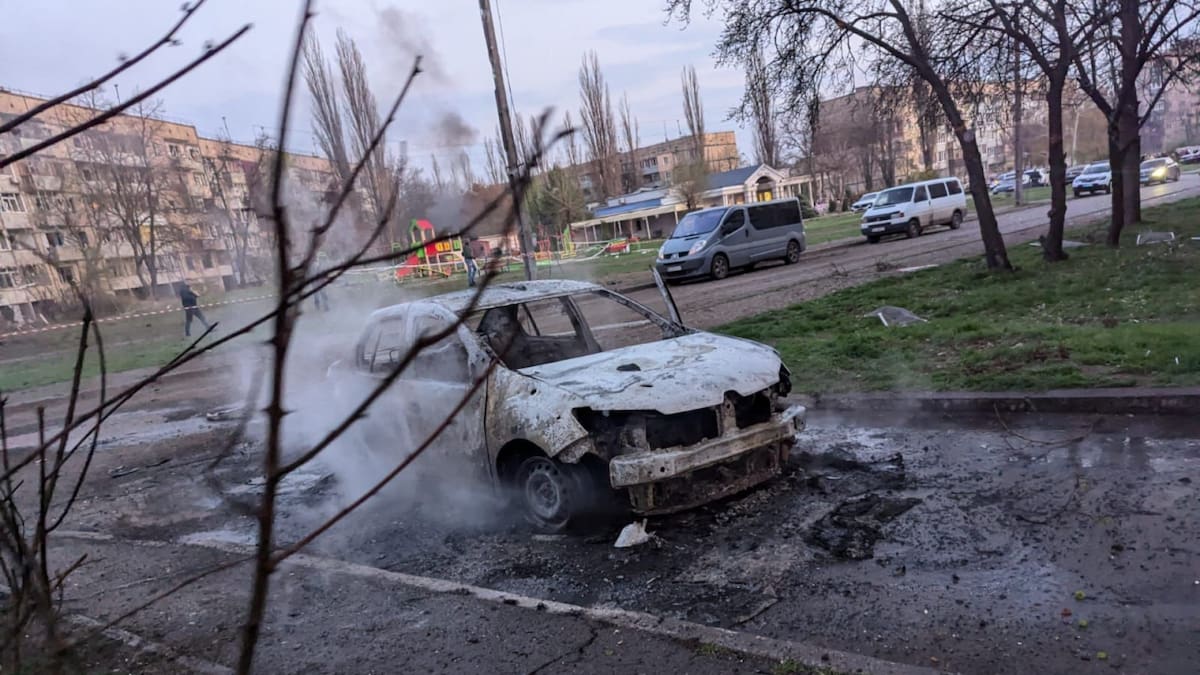Rusia atacó la ciudad natal de Volodimir Zelenski. Foto: X @ZelenskyyUa