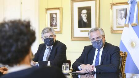 Alberto Fernández y Daniel Filmus, AGENCIA NA