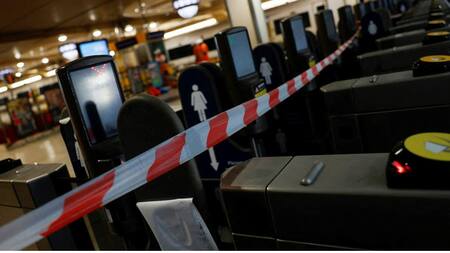 Huelga de trenes en el Reino Unido_Télam