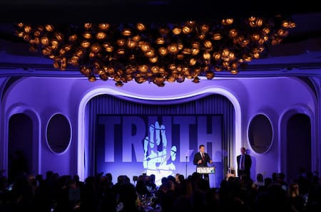 Premio a Schwarzenegger por su lucha contra el antisemitismo. Foto: Reuters.