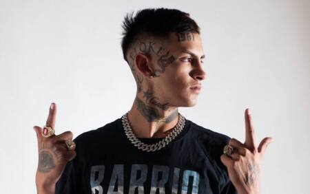 Elian Valenzuela, más conocido como "L-Gante". Fuente: NA.