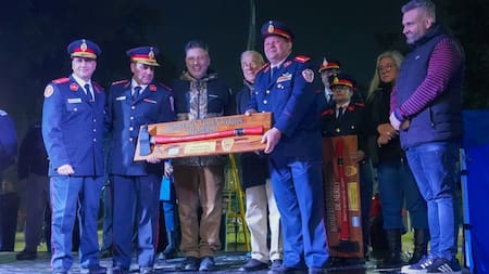 Merlo celebró el Día del Bombero Voluntario