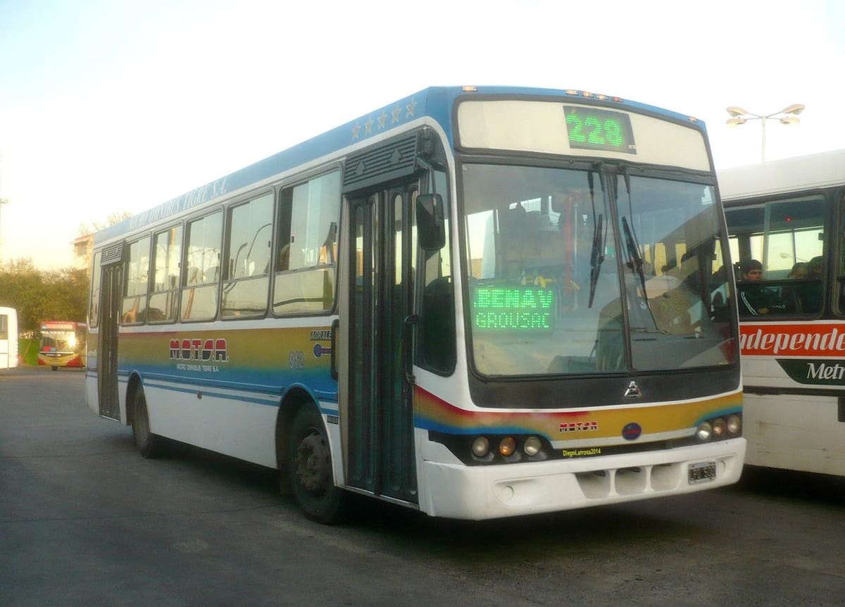 Linea 228. Fuente: Facebook / bondis para viajar