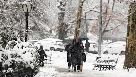 Tormenta de nieve en EE.UU.. Foto: EFE