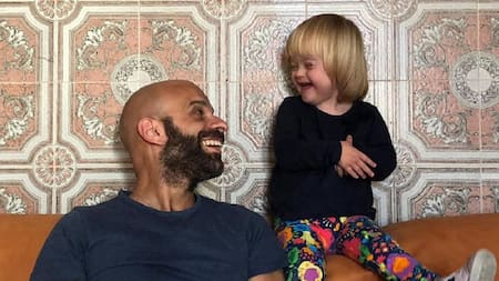 Lucca Trapanese papá de Alba