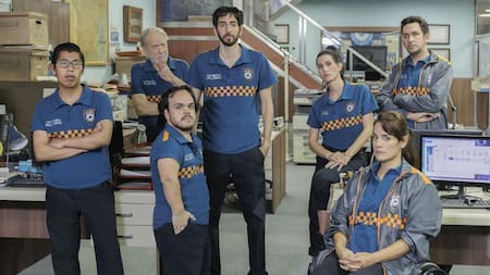 El elenco de "División Palermo". Foto: Twitter @CheNetflix.